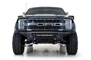 Ford F-150 Raptor Bumper - Front - Addictive Desert Designs - Phantom - Hammer Black with Satin Black Panels - `21-`23